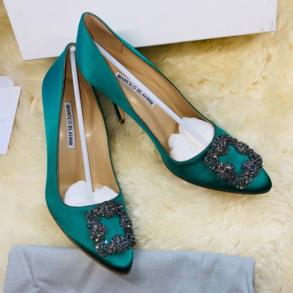 New authentic Manolo Blahnik hangisi 105mm heels - Picture 3 of 16